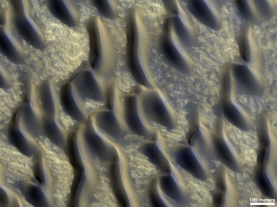 Glasduinen Glasduinen op het Mars oppervlak
